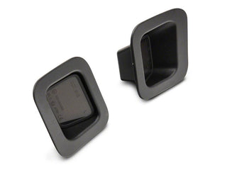 Raxiom Axial Series LED License Plate Lamps - Smoked: Fits Most Ram 1500 Models (2011-2018)