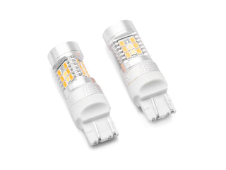 Raxiom Axial Switchback LED Front Turn Signal Bulbs (FRONT): Jeep Wrangler JL 2018-2025 6.4L 392 / 3.6L V6 / 3.0L EcoDiesel / 2.0L Turbo