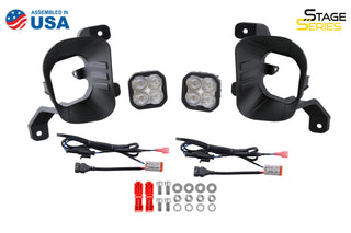 Diode Dynamics SS3 Max Ram Vert Kit White SAE Fog: Ram 1500 2013-2024 5.7L/3.6L