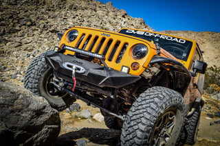 DV8 Offroad Black Aluminum Inner Fender (FRONT): Jeep Wrangler JK 2007-2018