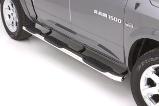 LUND 5in Oval WTW SS Nerf Bars Polished: Ram 1500 2009-2023 3.6L/5.7L Hemi