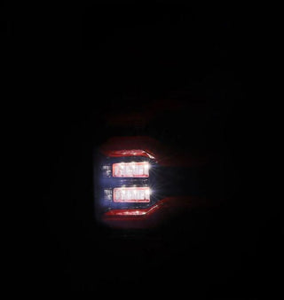 AlphaRex LUXX-Series LED Taillights Black Red: Fits Ram 2009-2018