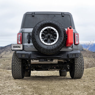 Go Rhino Rockline Rear Full Width Bumper: Fits Most Jeep Wrangler Models (2007-2026)