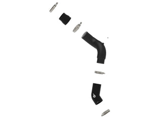 aFe BladeRunner AL Cold Charge Pipe Black 3.5in: Ram 2500/3500 2025-2026 6.7L Diesel