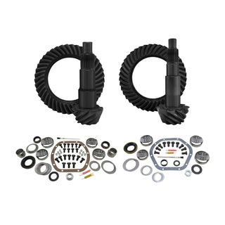Yukon Gear Install Kit Package 4.56 Ratio: Jeep Wrangler JK 2007-2018 3.6L/3.8L V6 Non-Rubicon
