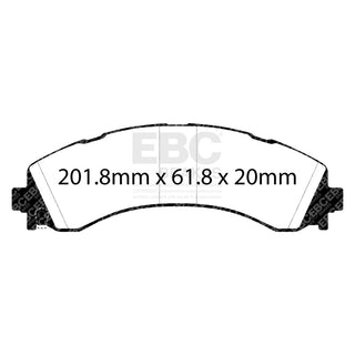 EBC Extra Duty Rear Brake Pads: Ram 3500 2019-2025 6.4L/6.7L Diesel