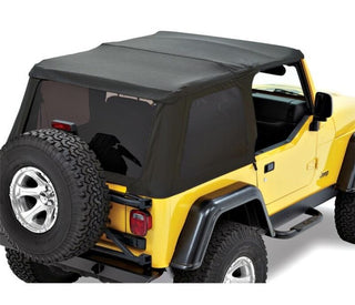 Bestop Trektop Premium Black Twill (TOP): Jeep Wrangler TJ 1997-2006 2.5L/4.0L