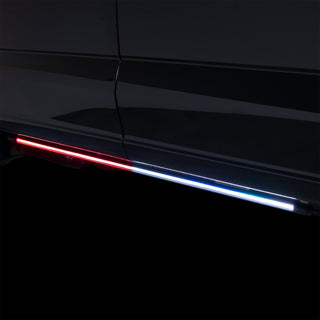 Putco 11-23 Dodge Durango Blade Rocker Kits Sideliners - Red/Blue w/ White Override