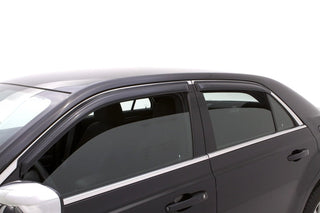 AVS Ventvisor Outside Mount Window Deflectors (4PC, Smoke): Chrysler 300 2011 - 2024