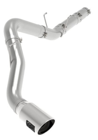 aFe ATLAS 5in Alum Steel DPF-Back Exhaust w/Polished Tip: Ram 2500 / 3500 2019-2026 6.7L Diesel