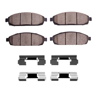 DFC 4000 HybriDynamic Brake Pads and Hardware Kit (FRONT): Jeep Grand Cherokee / Commander 2005-2010 3.7L / 5.7L Hemi