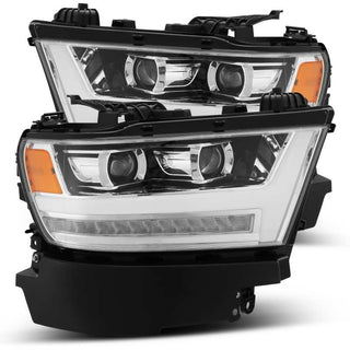 AlphaRex LUXX LED Projector Headlights (Chrome): Ram 1500 2019 - 2024