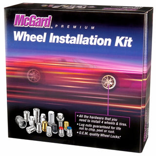 McGard SplineDrive Tuner Kit Cone 1/2-20 13/16 Hex 18 Lug / 5 Locks Black: Jeep Wrangler 1991-2018 2.5L / 3.6L