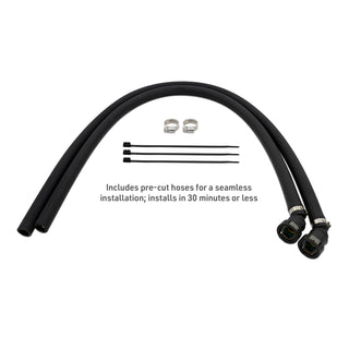 Mishimoto Baffled Oil Catch Can Kit Black (ENGINE): Ram 1500 2025-2026 3.0L Hurricane