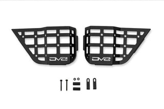 DV8 Offroad Rear Door Pocket Molle Panels Black (REAR): Jeep Wrangler JK 2011-2018 3.8L/3.6L