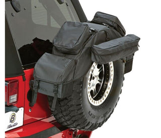 Bestop Roughrider Spare Tire Organizer 34-37in: Fits Jeep Wrangler 1991-2024 2.0L-6.4L