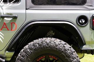 Fishbone Offroad Elite Steel Rear Fenders: Jeep Wrangler 2018-2024