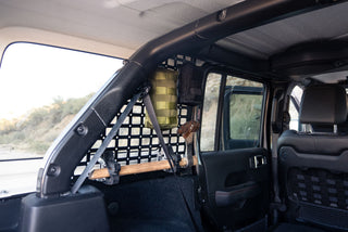DV8 Offroad Rear Window Molle Panels (REAR): Jeep Wrangler 2018-2025 2.0L/3.6L