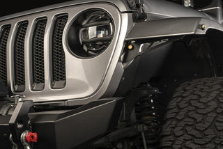 Rugged Ridge Chop Brackets Front Fender (FRONT): Jeep Wrangler JL/JT 2018-2024 3.6L/6.4L 392 Non-Rubicon