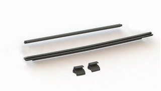 Rampage Tailgate Tonneau Bar Kit Black: Jeep Wrangler JK 2007-2018 3.6L/3.8L