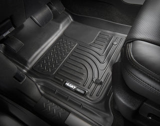 Husky Liners Black Front Floor Liners: Jeep Wrangler (2014-2017) / Wrangler JK (2018)