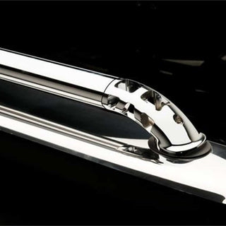 Putco Oval Chrome Coated Stainless Steel 5.7in Bed Crossrails: Fits Most Dodge / Ram 1500 Models (2002-2018)