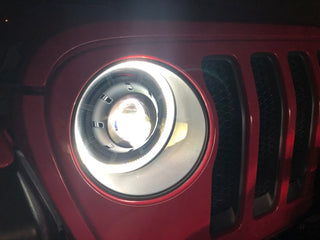 Oracle Jeep JL/Gladiator JT Oculus Bi-LED Projector Headlights - Amber/White Switchback