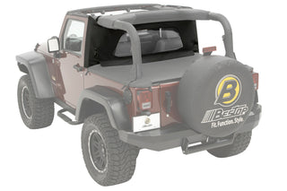 Bestop Around Windjammer Wrap (Black Diamond) (REAR): Jeep Wrangler JK 2007-2018 3.6L/3.8L V6