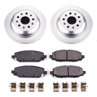PowerStop Z17 Evolution Geomet Coated Brake Kit (REAR): Jeep Wrangler 2018-2024 6.4L 392 / 3.6L V6 / 3.0L EcoDiesel