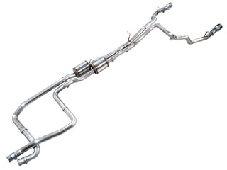 AWE Tuning Dual Rear Exit Catback Exhaust Chrome Tips (REAR): Ram 1500 3.0L 2025-2026