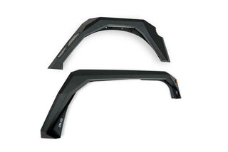DV8 Offroad Armor Fender Flares: Jeep Wrangler JK 2007-2018 3.8L/3.6L V6/2.0L Turbo - Black