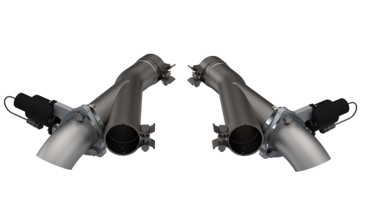 2012-2022 Jeep Grand Cherokee SRT Trackhawk Dodge Durango SRT QTP Aggressor Cutout Pipes