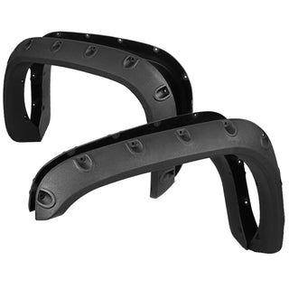 Spec D Riveted Style Fender Flares (Textured Black, 4pc): Dodge Ram 1994 - 2002