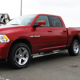 Spec D 4" Chrome Side Step Nerf Bars: Dodge Ram 1500 Quad Cab 2009-2018