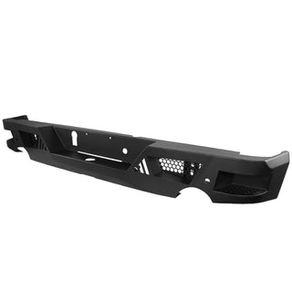 Spec D Heavy-Duty Steel Rear Bumper (Black): Dodge Ram 1500 2009 - 2018