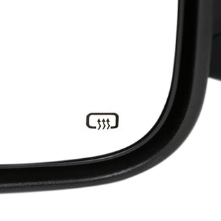 Spec D Mirrors SET w/ Clear LED (Manual-Fold, Black): Ram 2013 - 2018