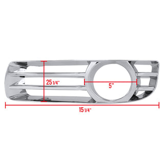Spec D Chrome Fog Light Cover: Chrysler 300 2005-2010 Base / LX / Touring