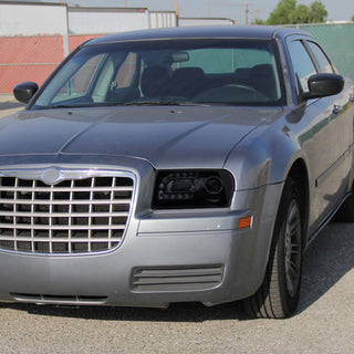 Spec D LED Headlights (Smoke, Version 2): Chrysler 300 2005 - 2010