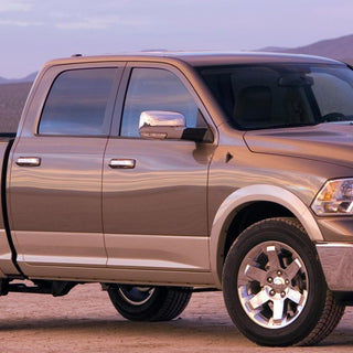 Spec D Passenger Mirror w/ Turn Signal Light & Puddle Light (Manual-Fold, Chrome): Dodge Ram 2009 - 2012