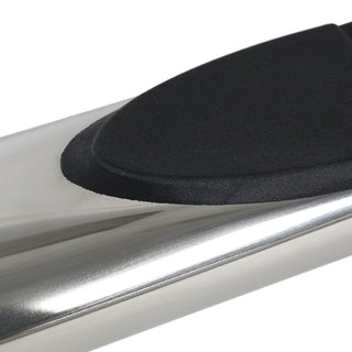 Spec D 4" Chrome SS Side Step Nerf Bars: Dodge RAM 1500 / RAM 2500 / RAM 3500 2009-2024