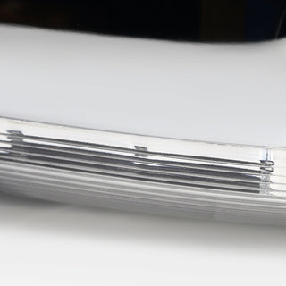 Spec D Driver Mirror w/ Turn Signal Light & Puddle Light (Manual-Fold, Chrome): Dodge Ram 2009 - 2012