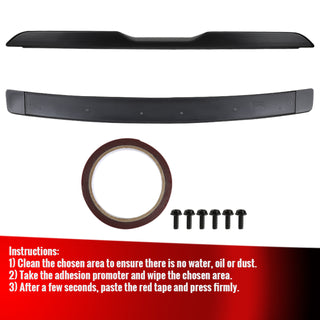 Spec D Demon Style Rear Spoiler (Matte Black): Dodge Challenger 2008 - 2023