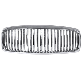 Spec D Chrome ABS Vertical Grille: Dodge RAM 1500 2002-2005 / RAM 2500 3500 2003-2005