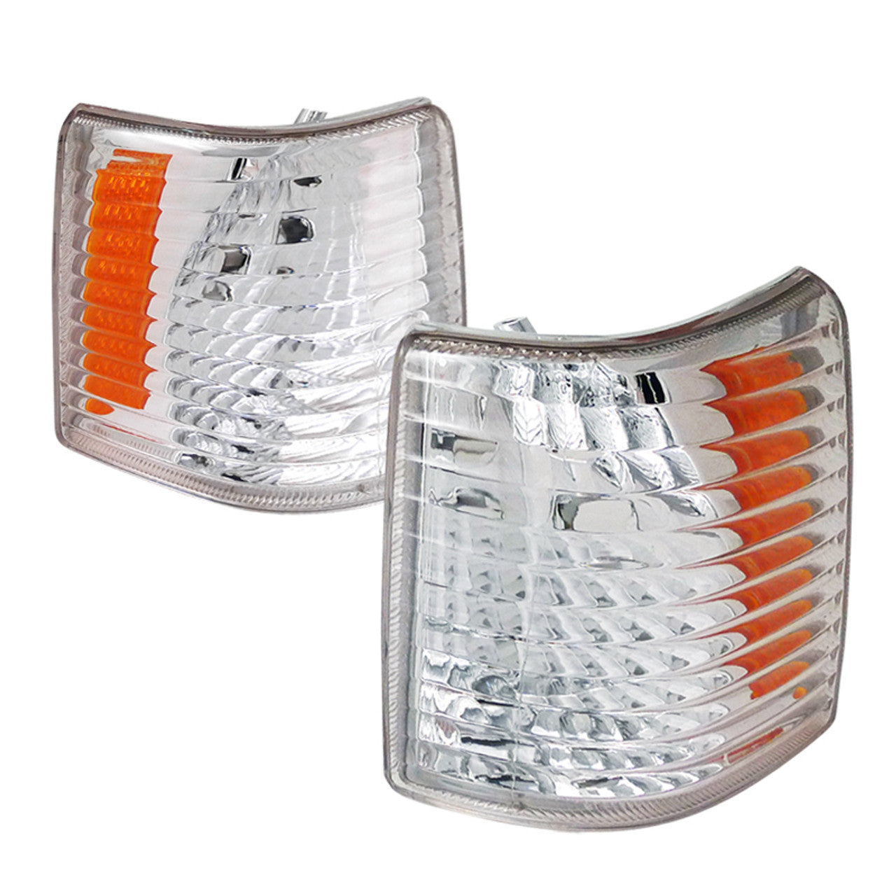 Spec D Corner Lights (Chrome): Jeep Grand Cherokee 1993 - 1998