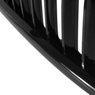 Spec D Glossy Black ABS Vertical Grille: Dodge RAM 1500 2002-2005 / RAM 2500 3500 2003-2005