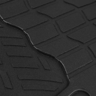 Spec D HD Rubber Front Floor Mats 2 PC: Dodge Ram Quad Cab 1500 2009-2018