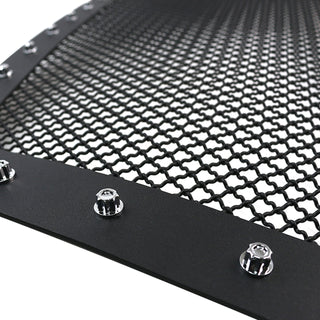 Spec D Stainless Steel Grille Insert (Rivet Style, Black Mesh): Ram 1500 2013 - 2018