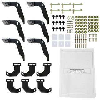 Spec D 4" Black SS Side Step Nerf Bars (CREW CAB): Fits Ram 1500 2009-2018 / Ram 2500 3500 4500 5500 2010-2024