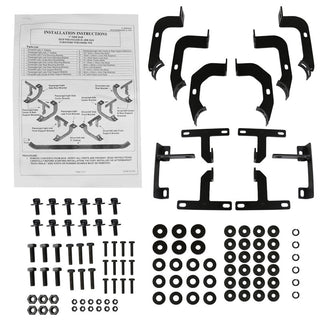 Spec D 3" Black SS Side Step Nerf Bars: Jeep Wrangler JL 2018-2024 / JK 2018