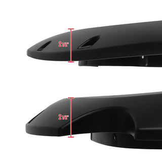 Spec D 2" Wide Smooth Polypropylene Fender Flares: Ram 1500 2019-2024 excl Rebel/TRX/Classic